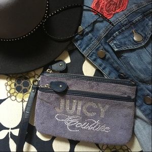 🌷SALE🌷Juicy Couture Terry Wristlet w Rhinestones